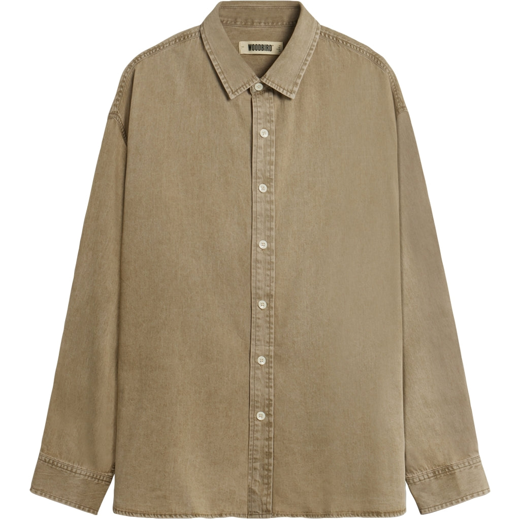 Woodbird- WBJong Washed Shirt