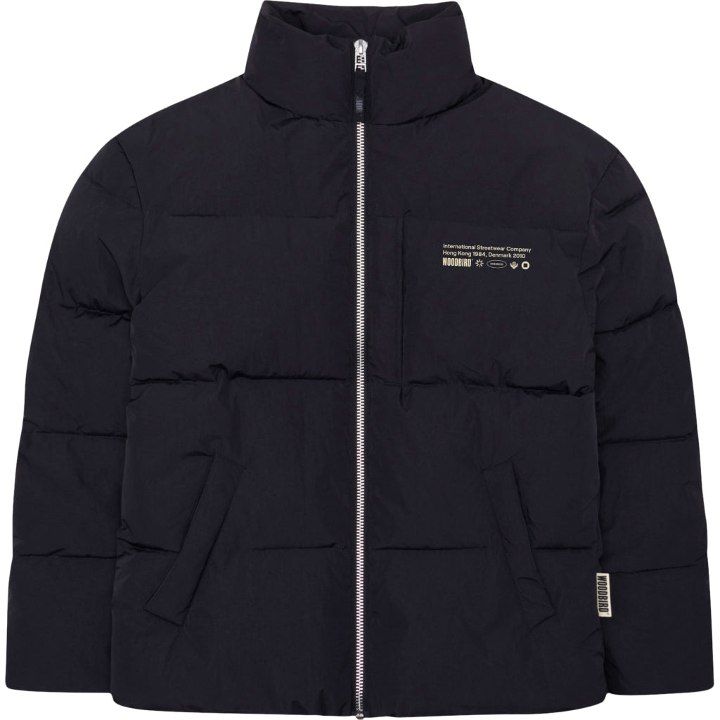 Woodbird - Dapper Puff Jacket Black