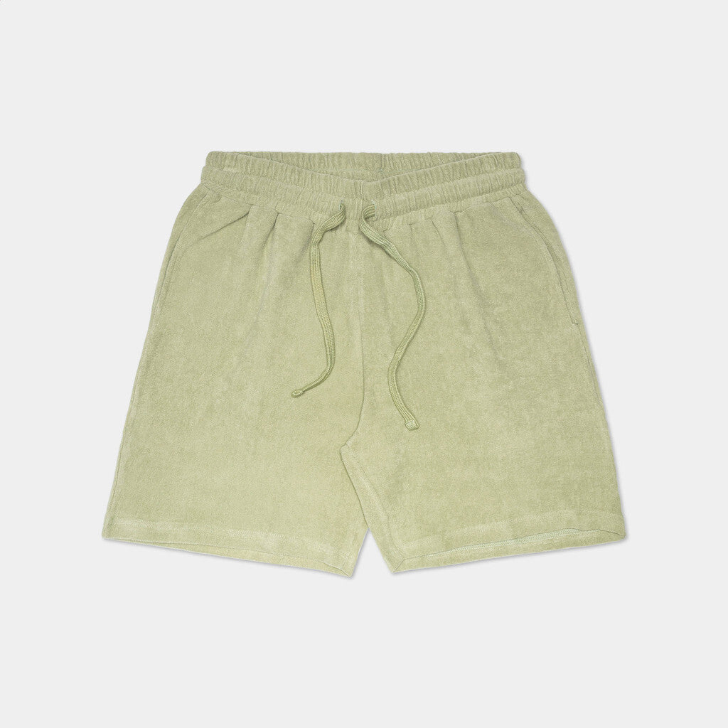 Revultion - 4039 Terry Shorts Lightgreen