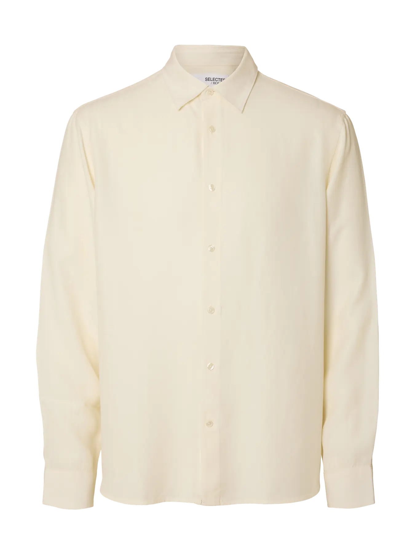 SELECTED - SLHRLXCHARLIE TENCEL SLUB LS SHIRT