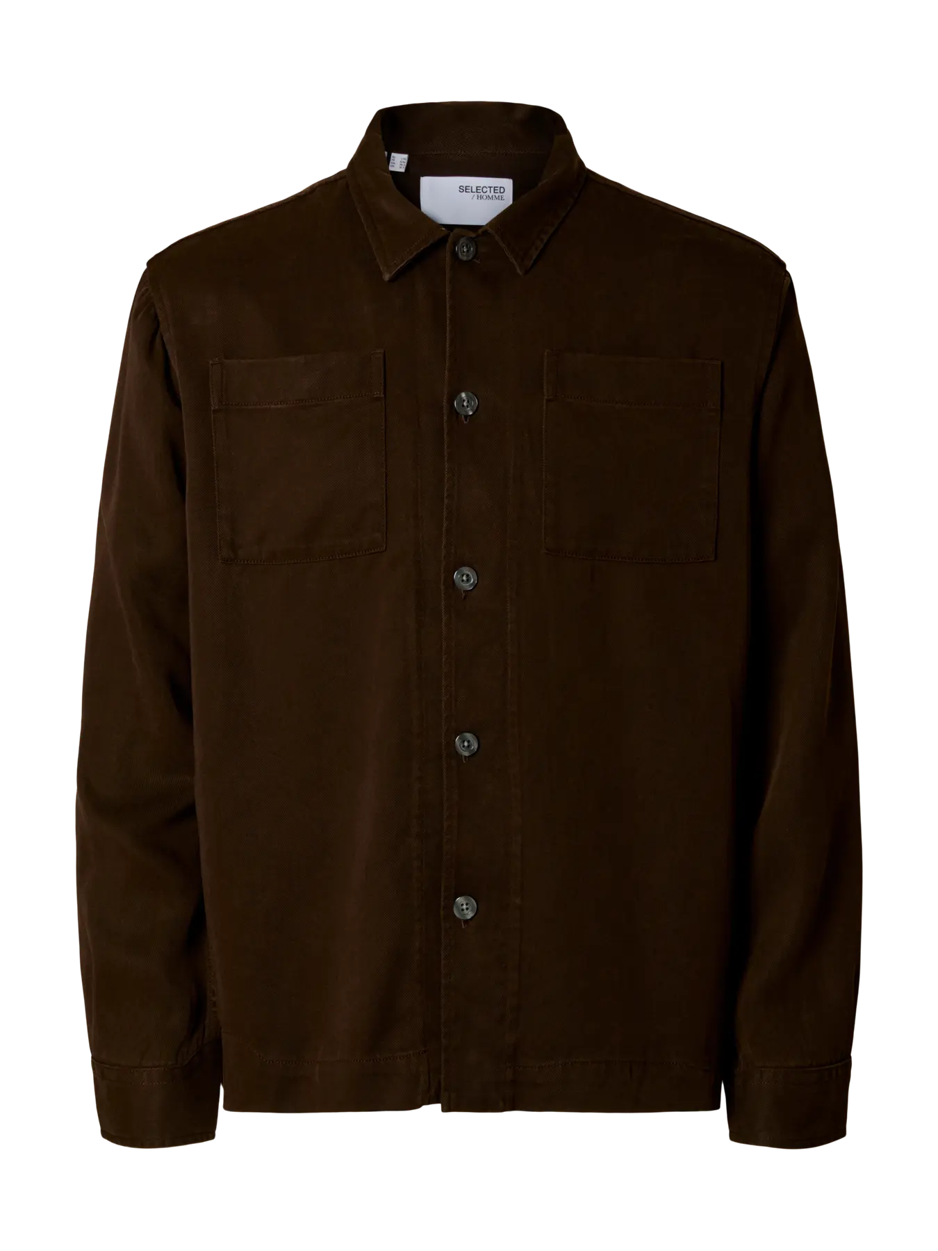 SELECTED - SLHREGMIO TENCEL OVERSHIRT