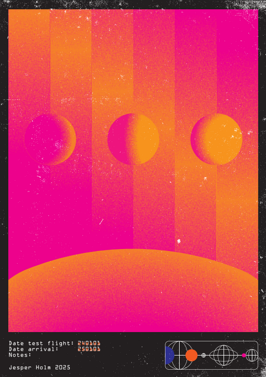 POSTER - Jesper Holm "Test Flight" JH9