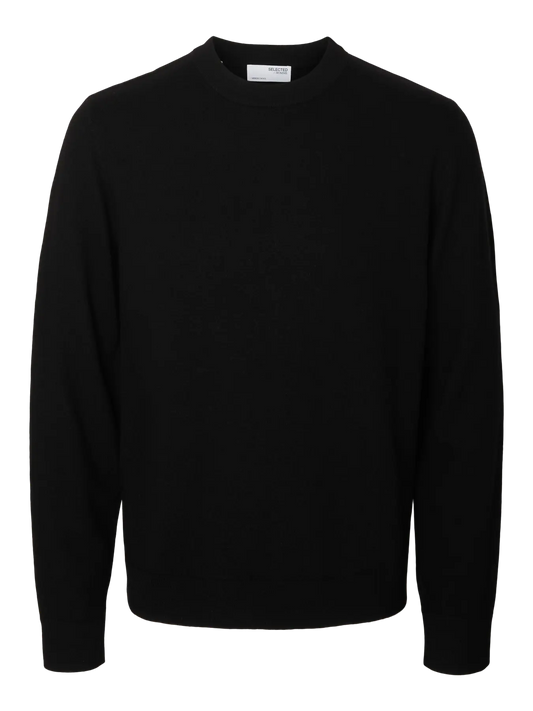 SELECTED - SLHTRAY Merino Brushed Relaxed Crew NOOS