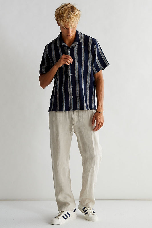 Woodbird - hale striped shirt