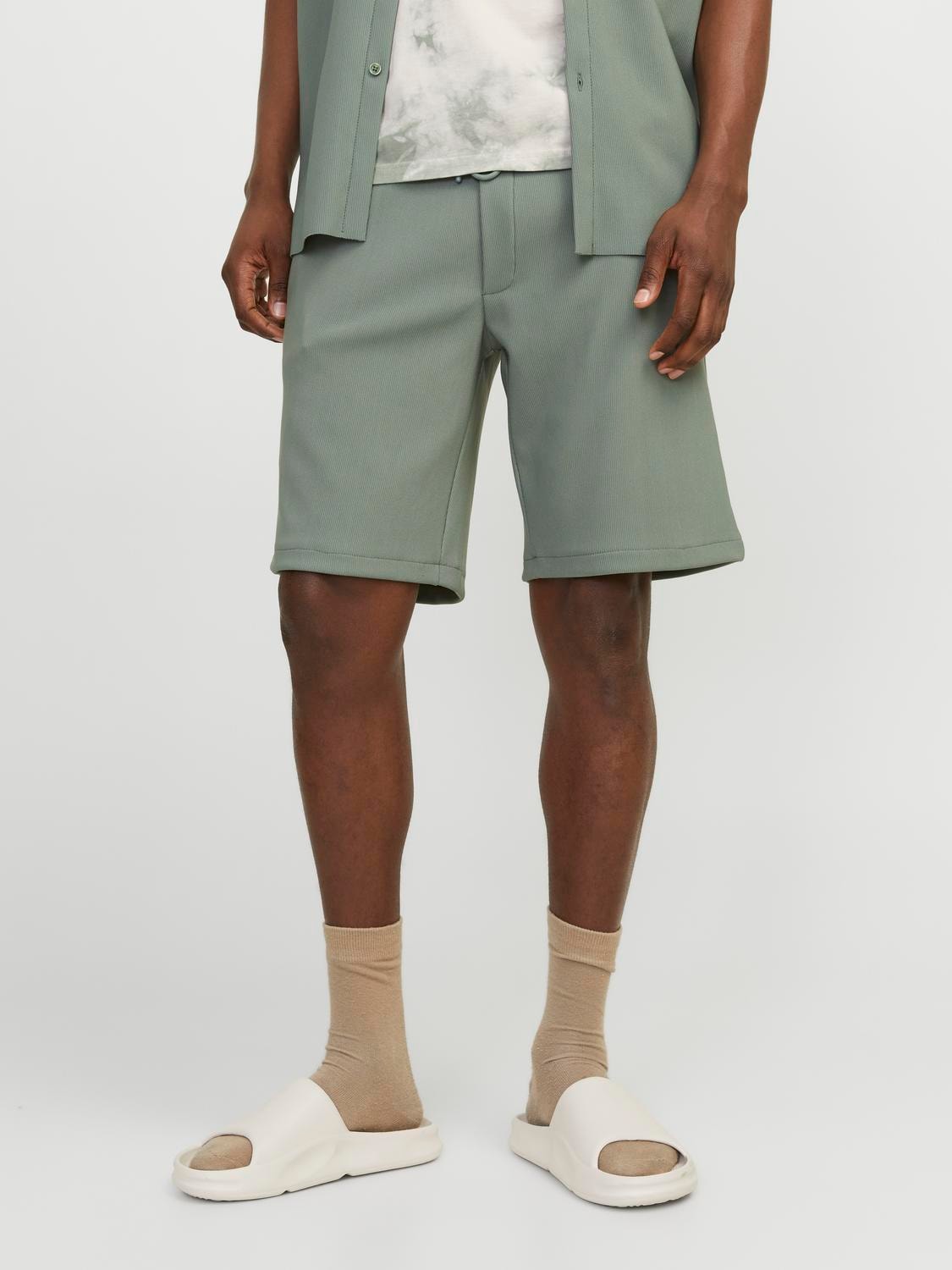JPSTKANE JJMYKONOS PLISSE SWT SHORTS