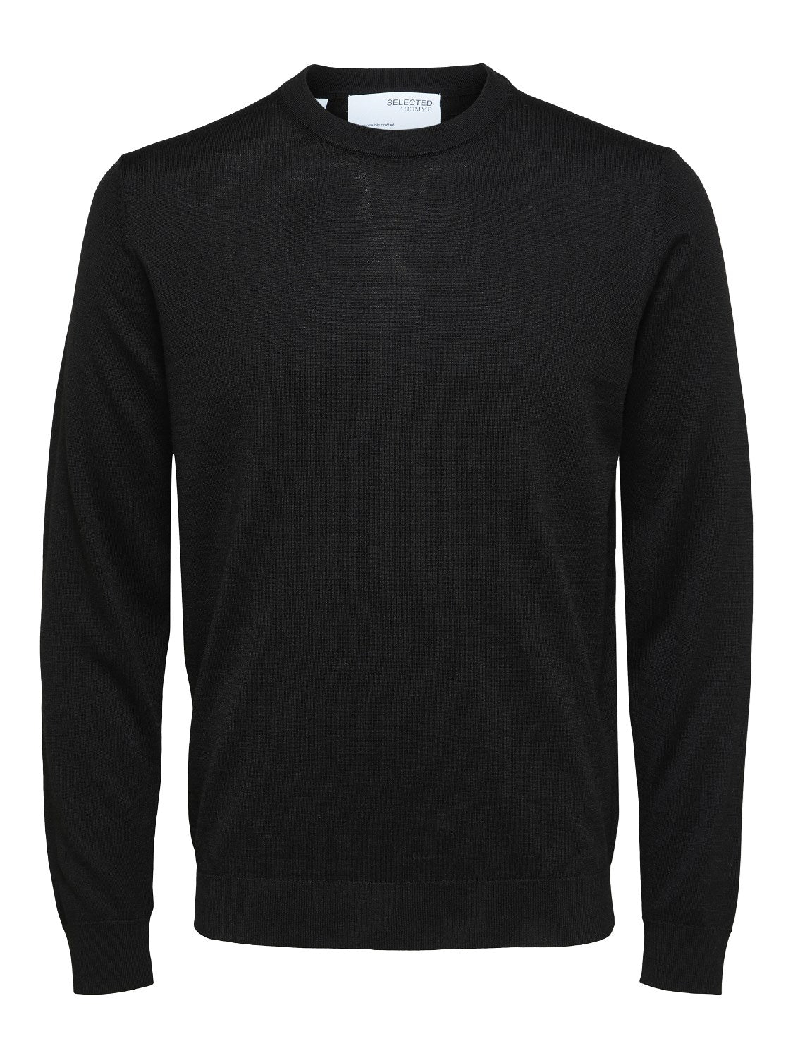 Slhtown Merino Coolmax Knit Crew Noos