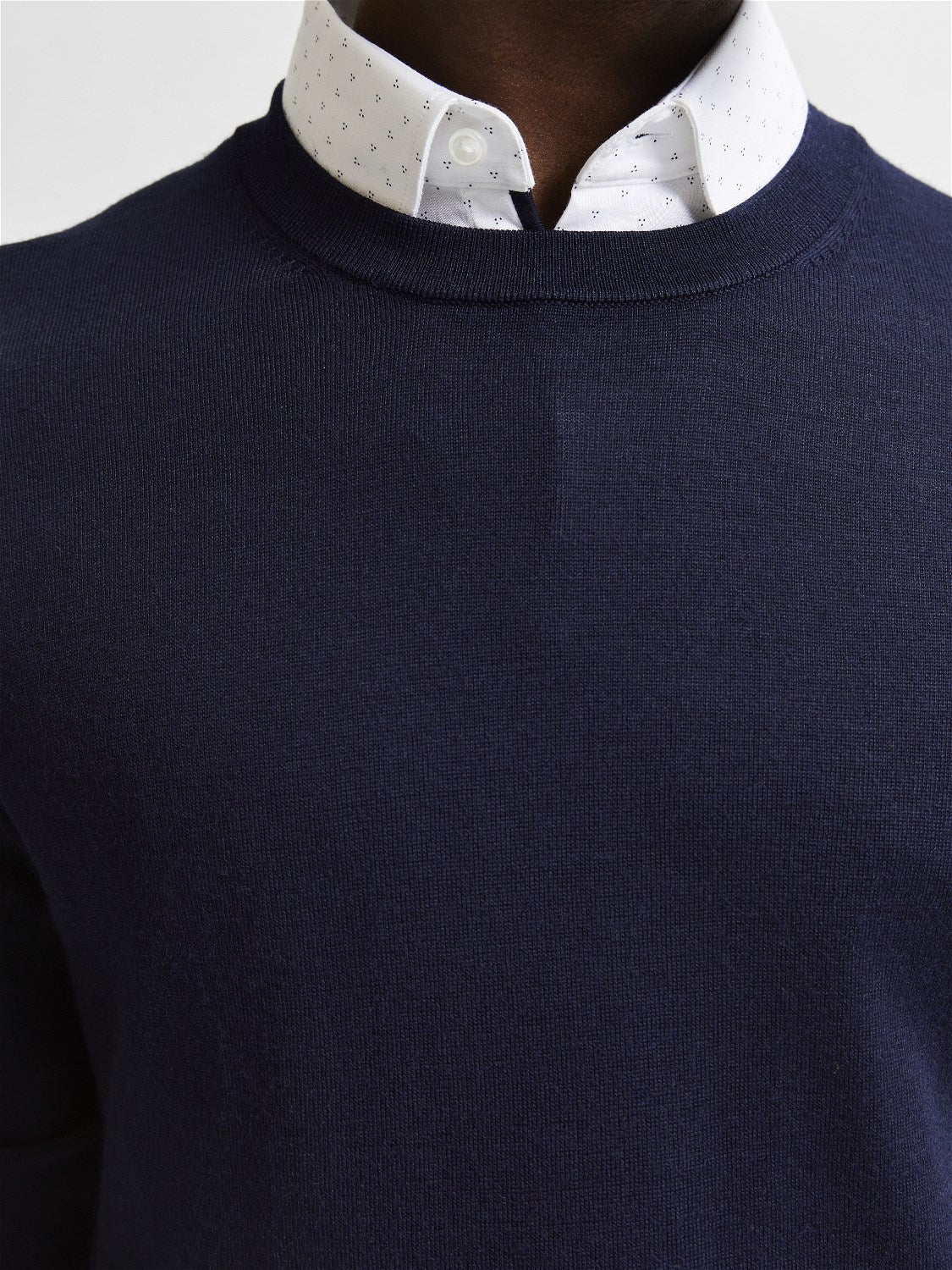 Slhtown Merino Coolmax Knit Crew Noos