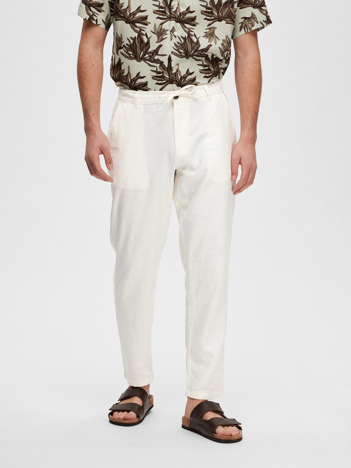 SLH linnen pants Cloud Dance