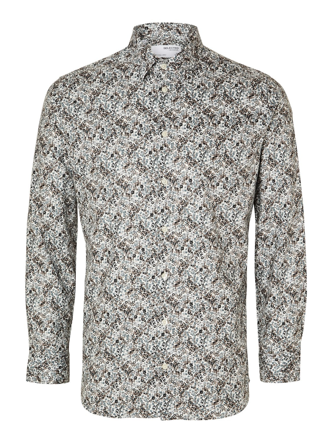 Slhslimethan Aop Shirt Ls Noos
