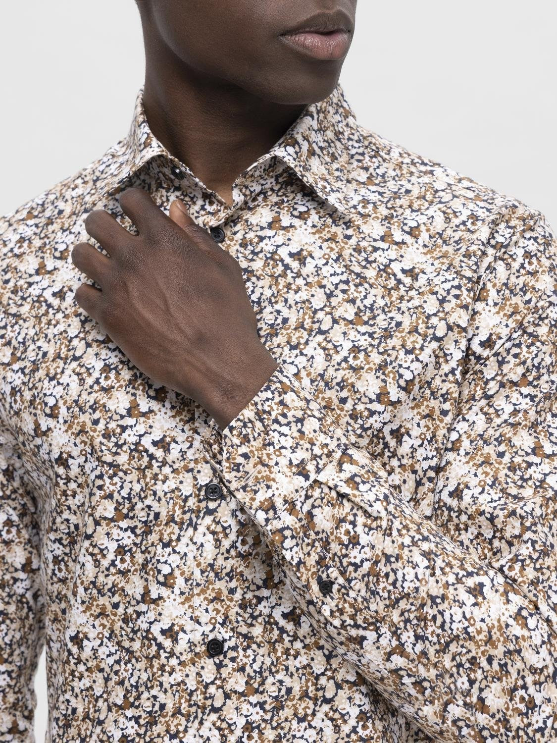 Slhslimethan Aop Shirt Ls Noos