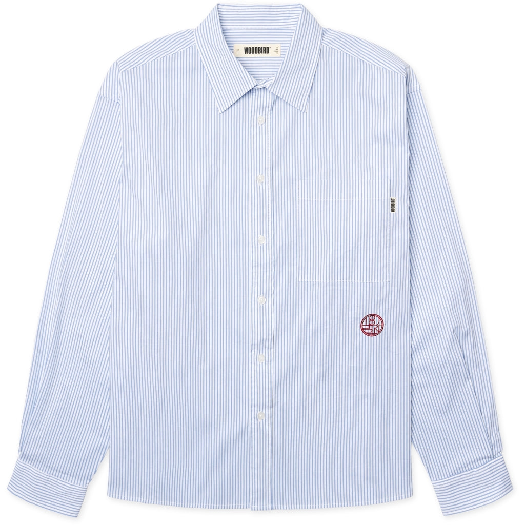 Woodbird - wbbuzo strip EMB shirt 2626-710 - shirt