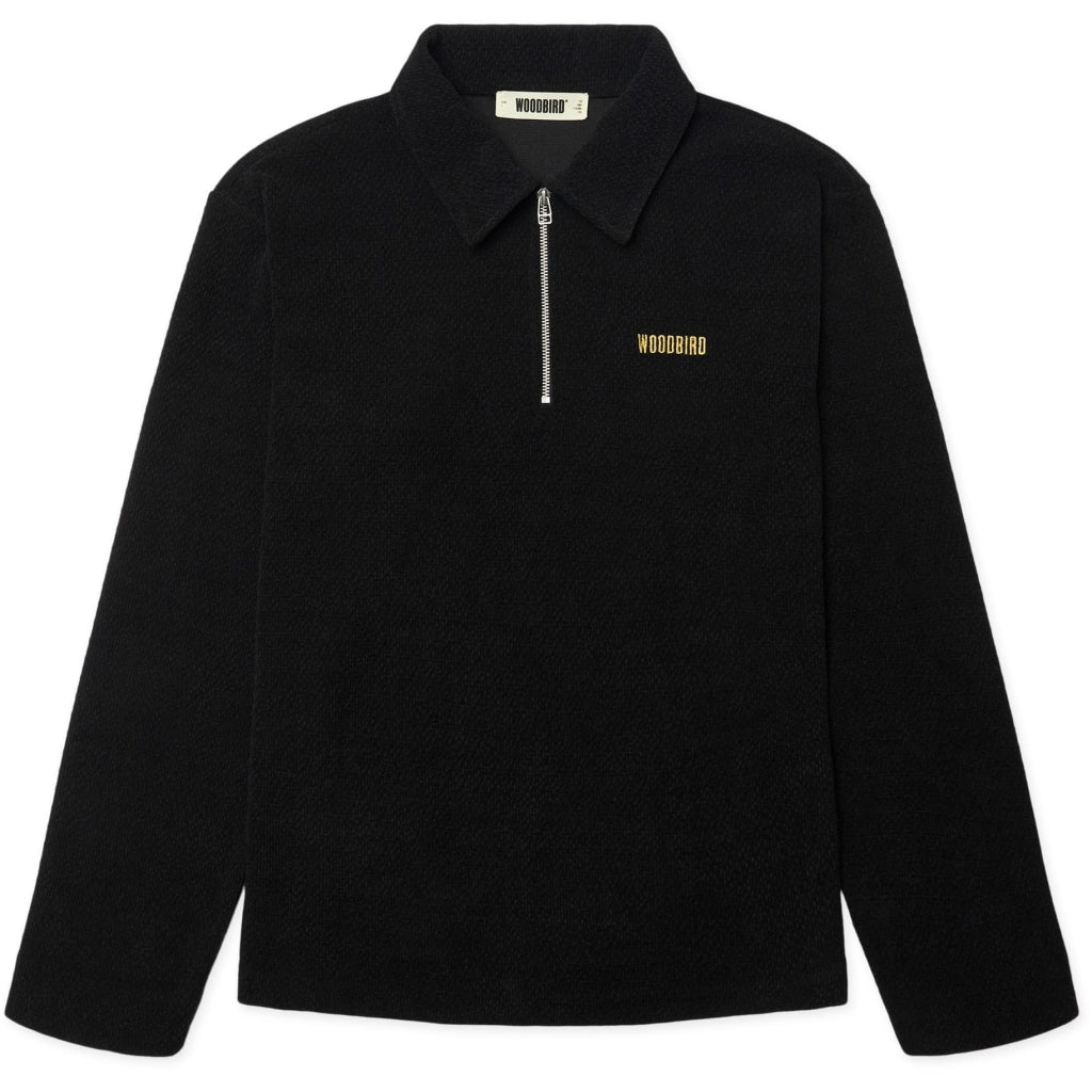 Woodbird - WBHiro LS Jiu Zip Polo 2636-410 - top
