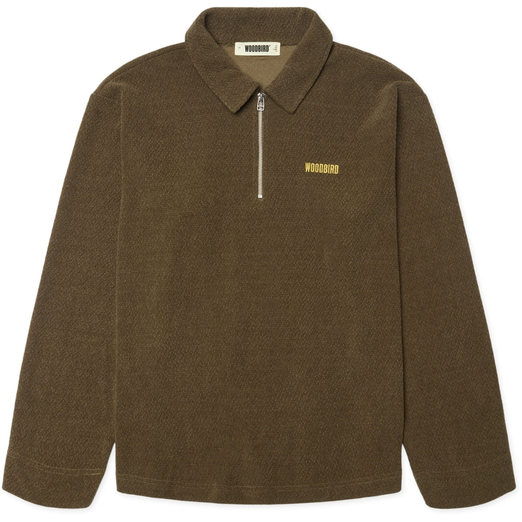 Woodbird - Hiro LS Jiu Zip Polo 2636-410 - top