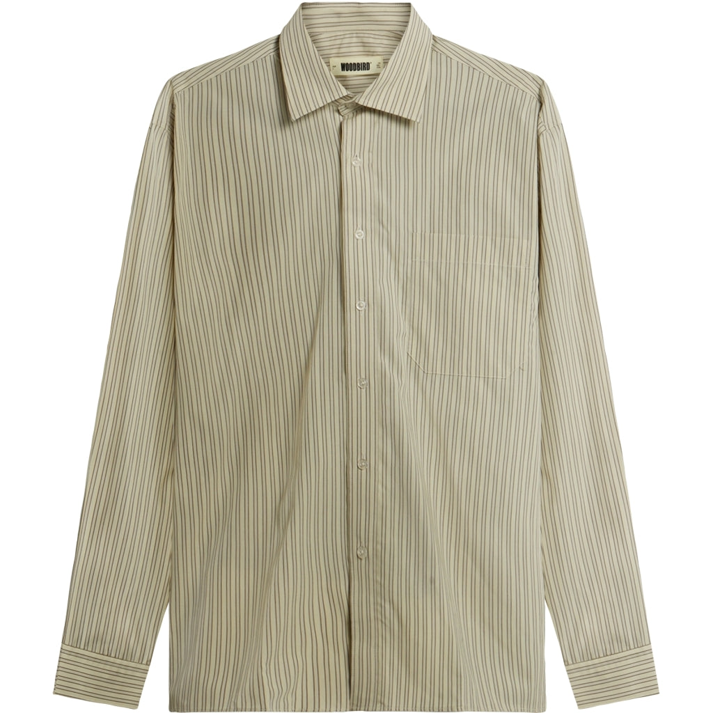 WOODBIRD - WBBuzo Striped Shirt 2536-701 - Shirt