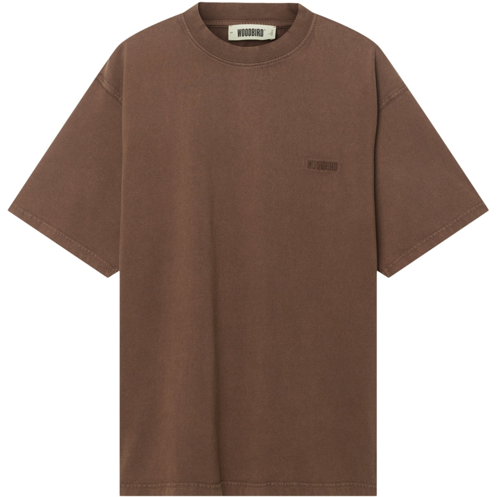WOODBIRD - Baine Washed Tee 2446-431 - T-Shirt