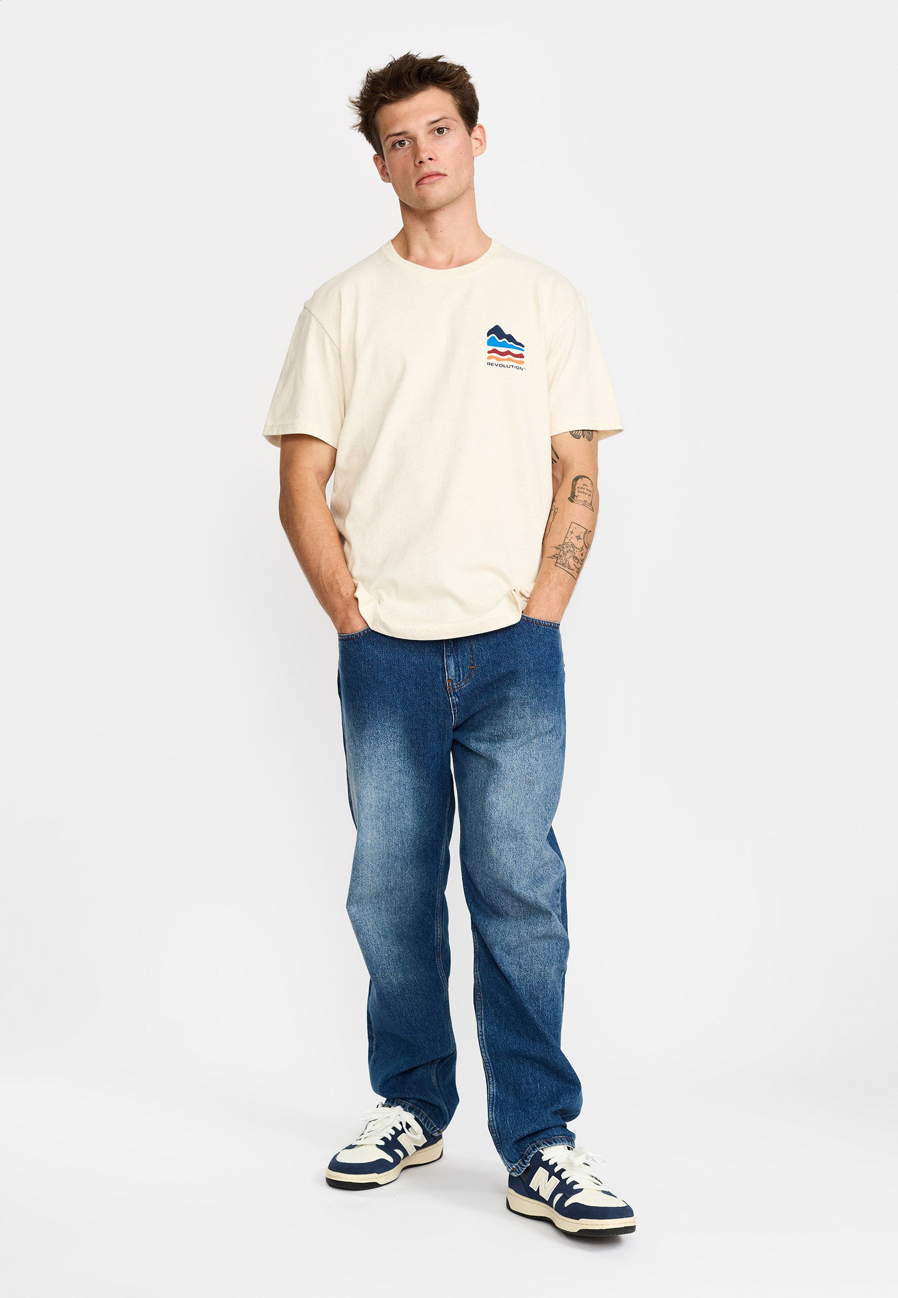 REVOLUTION - Printed T-Shirt 1459 TER - T-Shirt