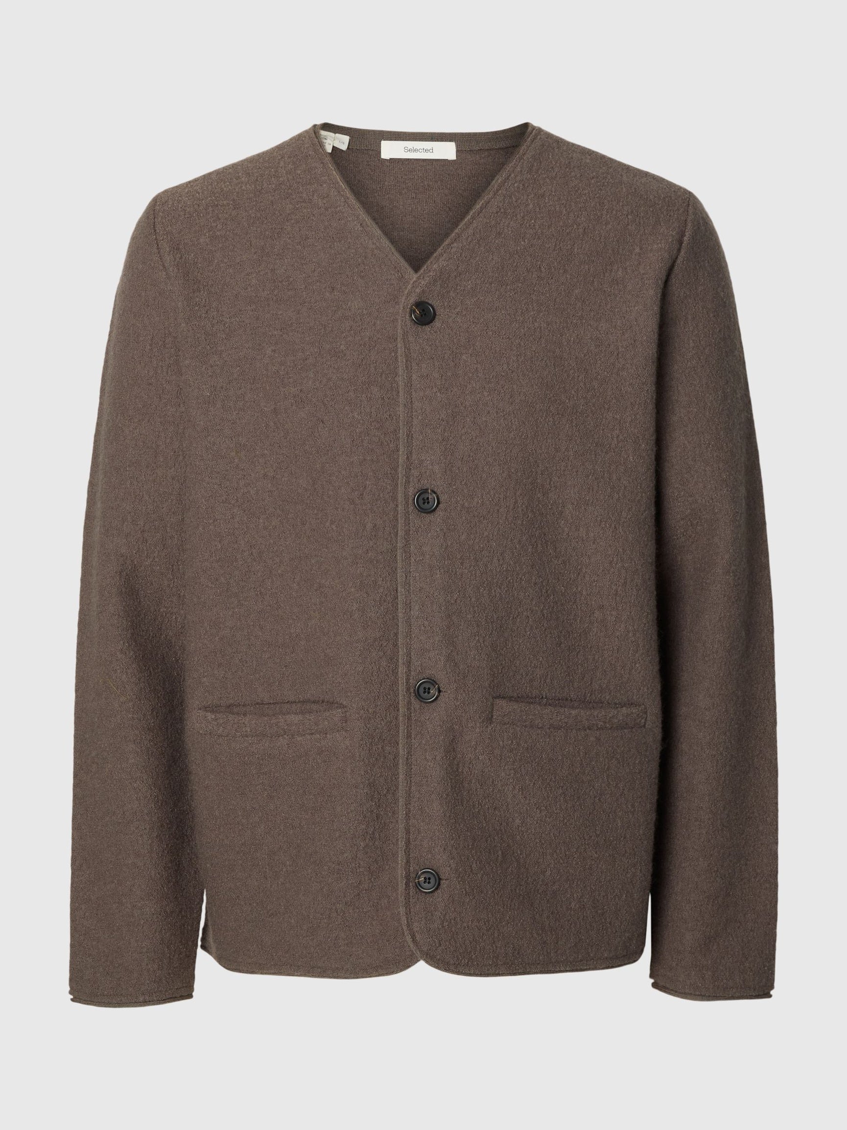 SELECTED - Slhjin boiled wool cardigan ex - Top