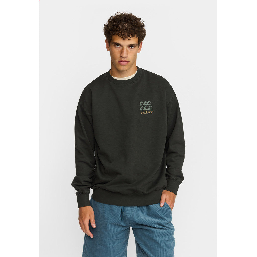 REVOLUTION - Printed Crewneck 2810 SUM - Top