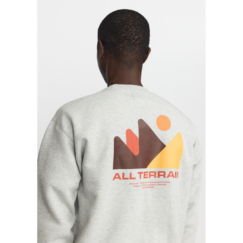 REVOLUTION - Printed Crewneck 2816 MOU - Top
