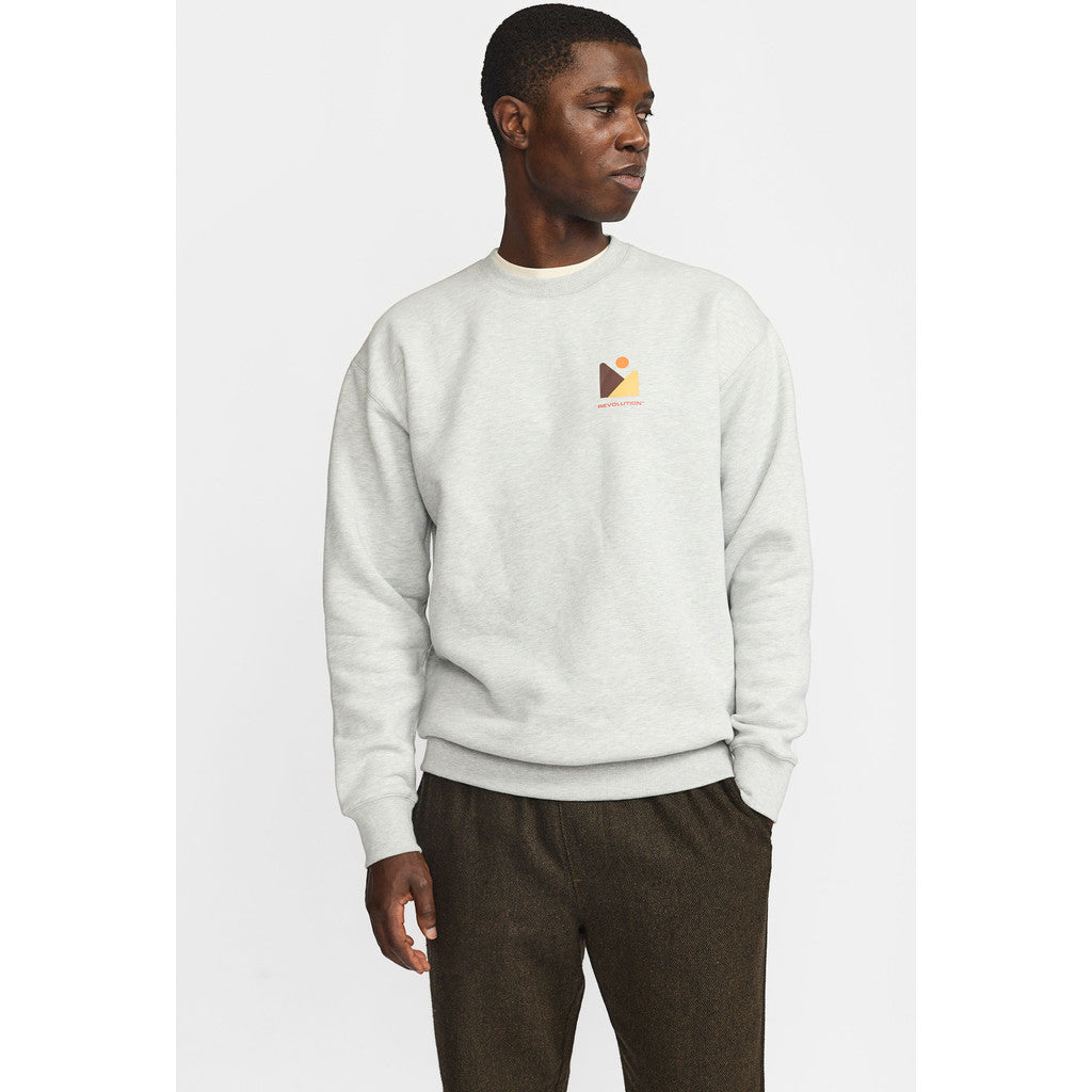 REVOLUTION - Printed Crewneck 2816 MOU - Top