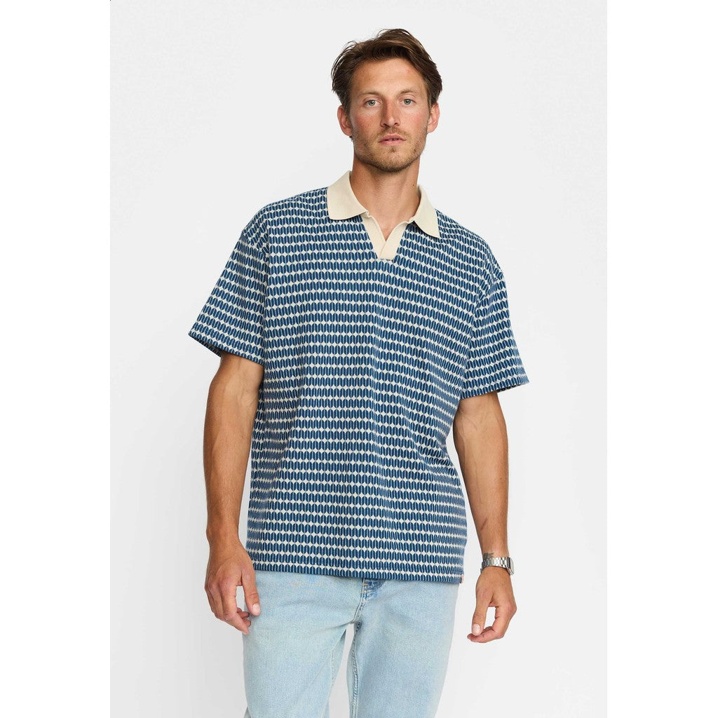 REVOLUTION - Jaquard Polo Shirt 3230 - Shirt