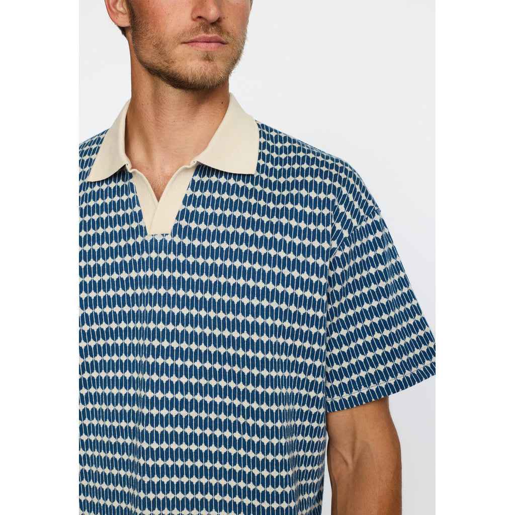 REVOLUTION - Jaquard Polo Shirt 3230 - Shirt