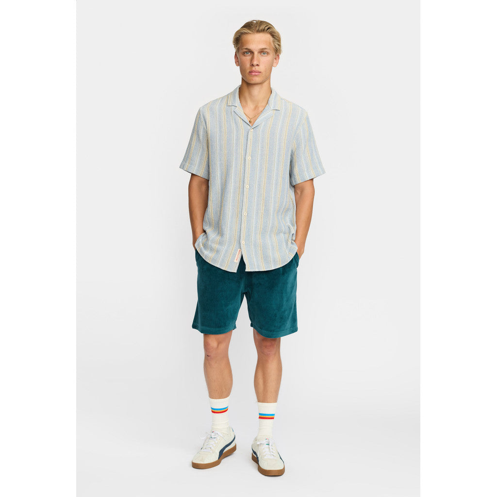 REVOLUTION - Short-Sleeved Cuban Shirt 3242 - SHIRT
