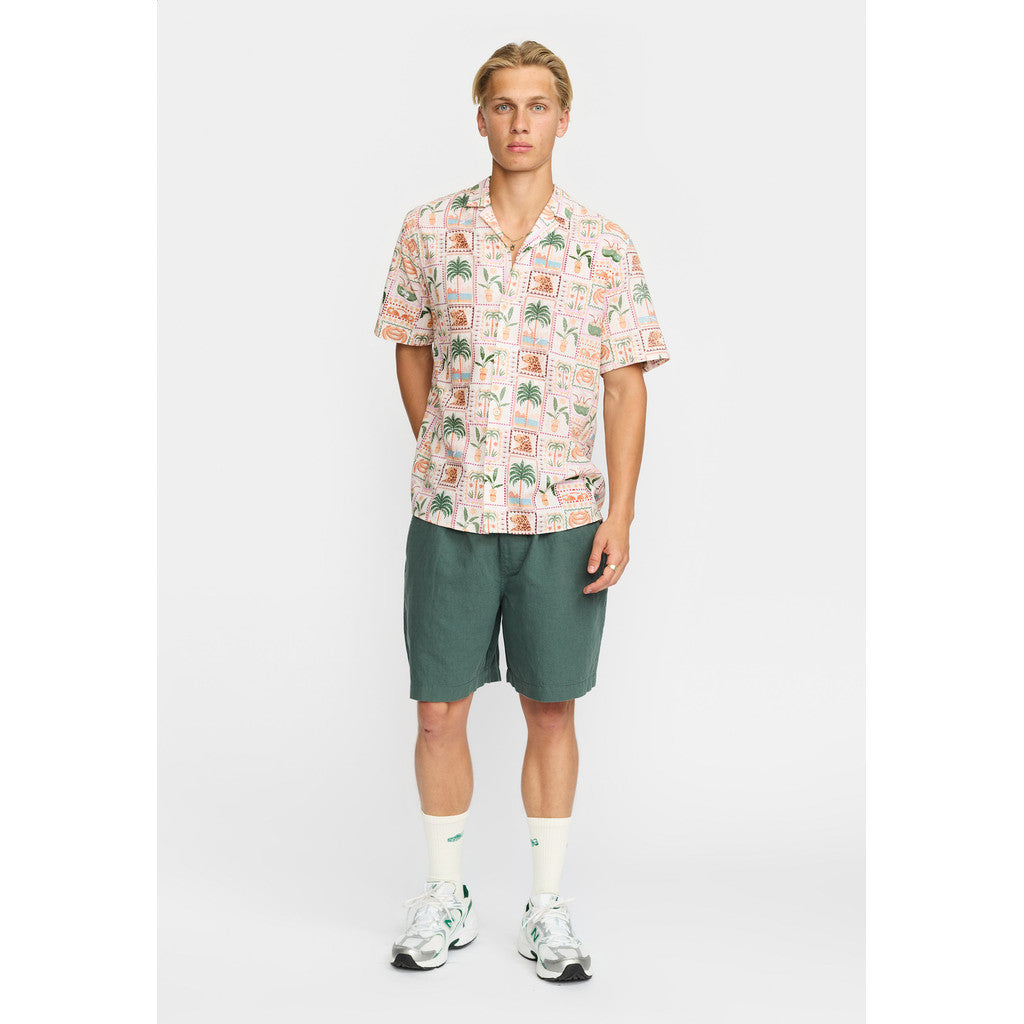 REVOLUTION - Short-sleeved Cuban Shirt 3247 - Shirt