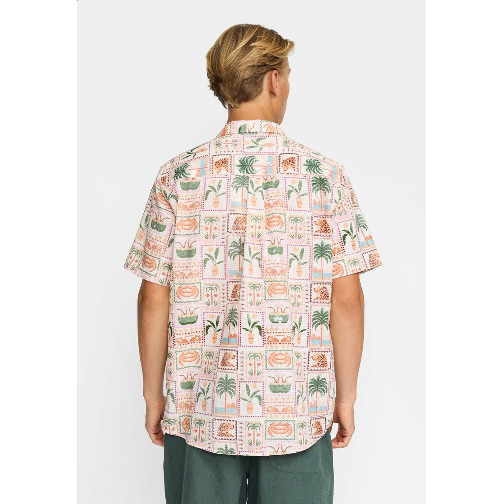 REVOLUTION - Short-sleeved Cuban Shirt 3247 - Shirt