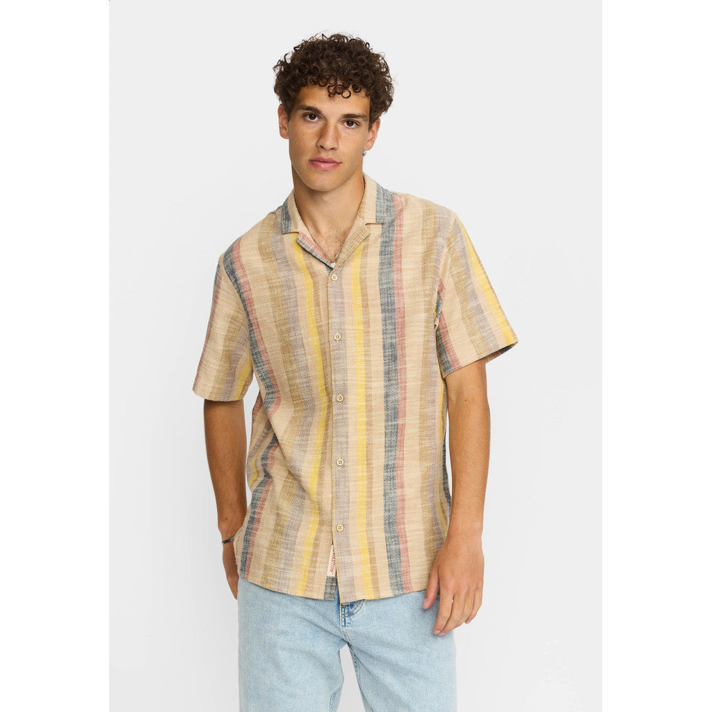 Revolution - Short Sleeved Cuban shirt 3918 - Shirt