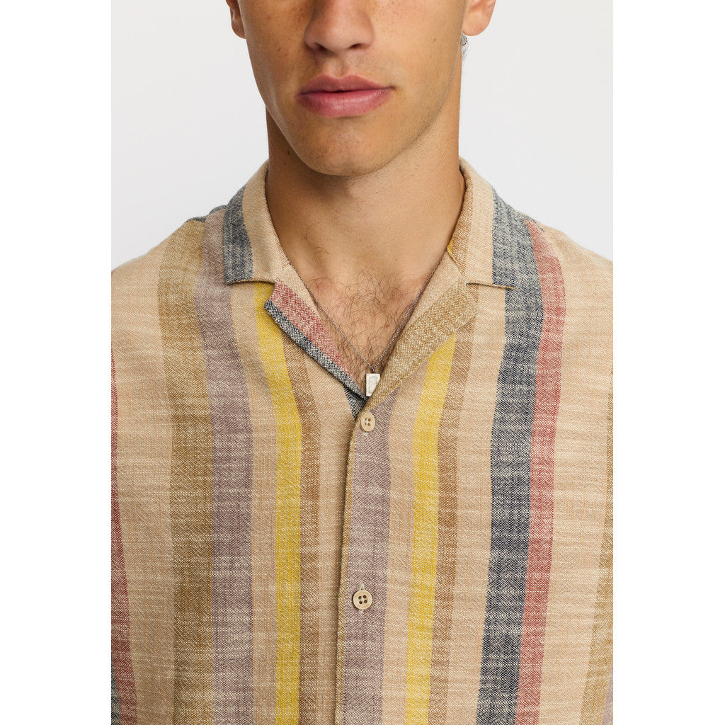 Revolution - Short Sleeved Cuban shirt 3918 - Shirt