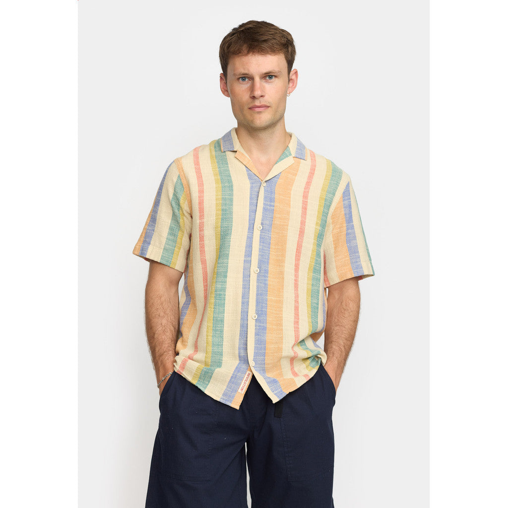 Revolution - Short Sleeved Cuban shirt 3918 - Shirt