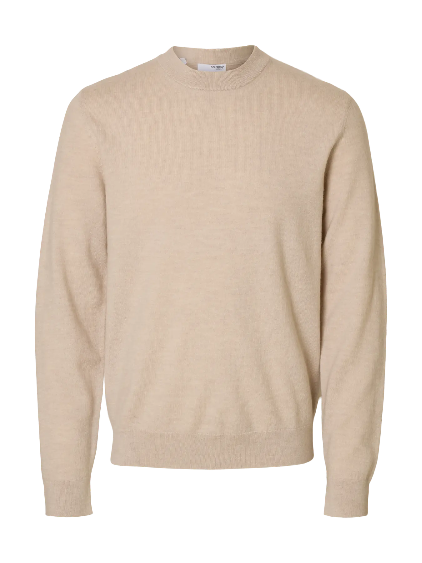 SELECTED - SLHTRAY Merino Brushed Relaxed Crew NOOS