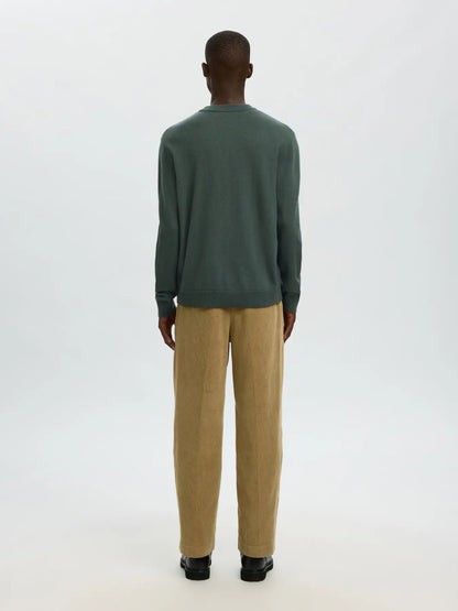 SELECTED - SLHTRAY Merino Brushed Relaxed Crew NOOS