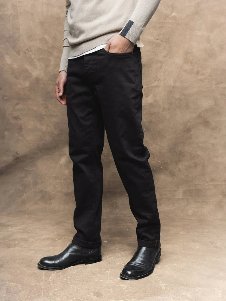 MOS MOSH GALLERY - Andrew Stay Black Jeans 801 - Jeans