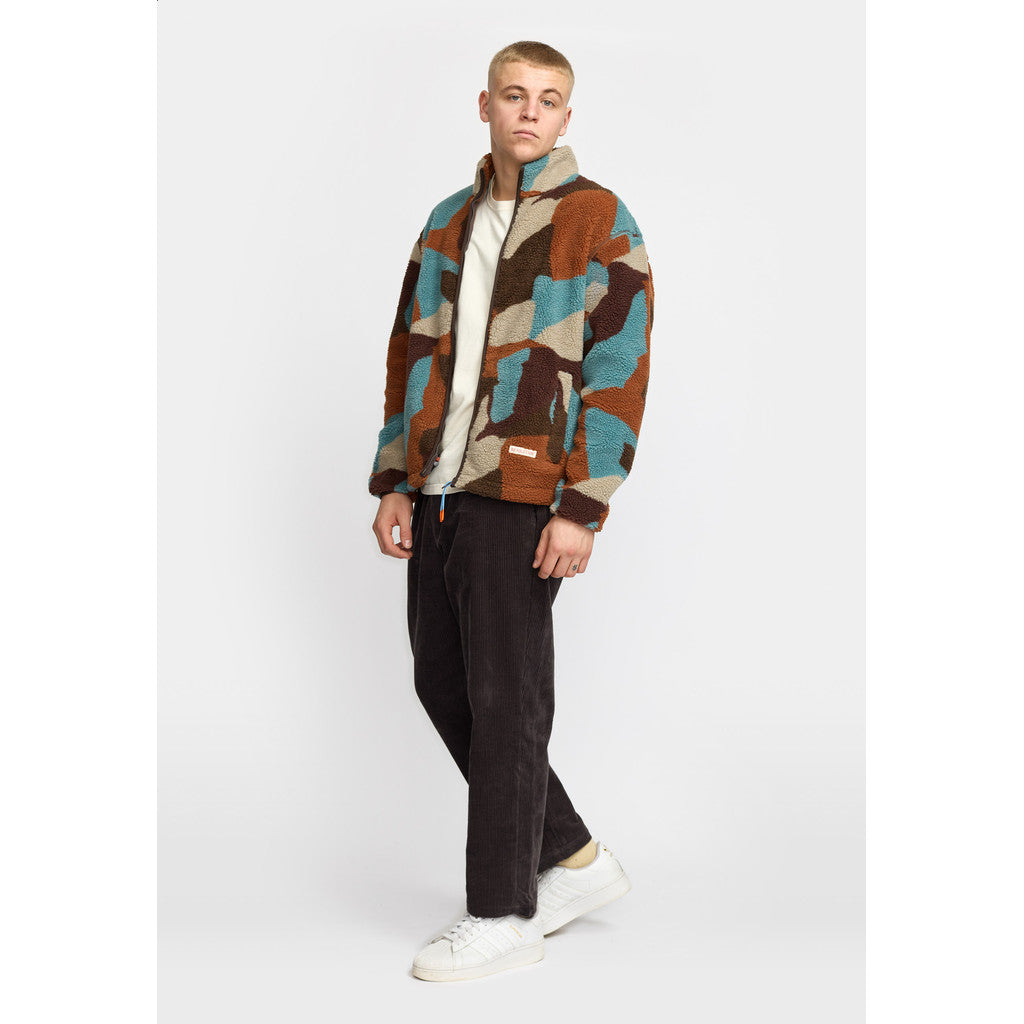 REVOLUTION - 7023 Printed Teddy Jacket outerwear