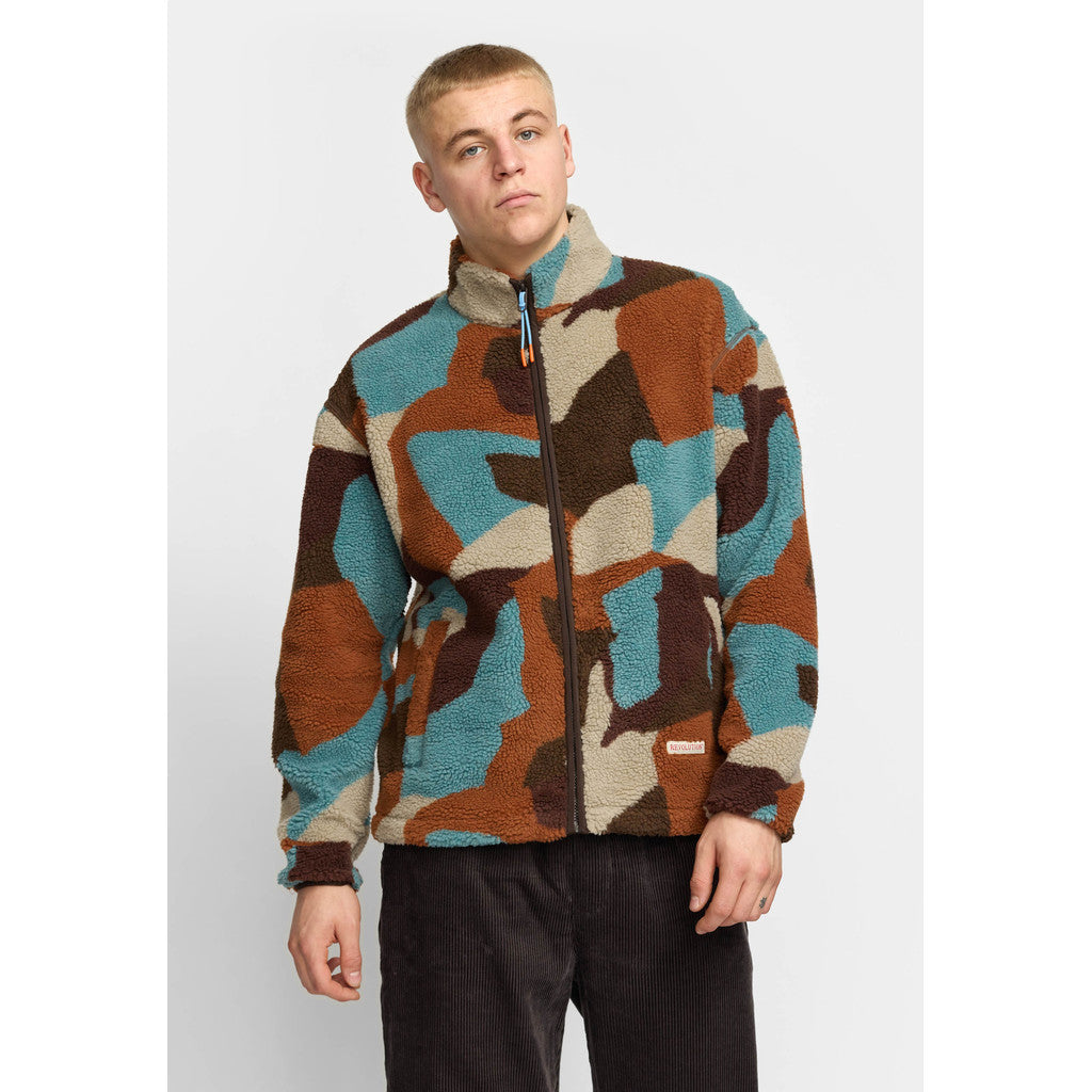 REVOLUTION - Printed Teddy Jacket 7023 - Outerwear
