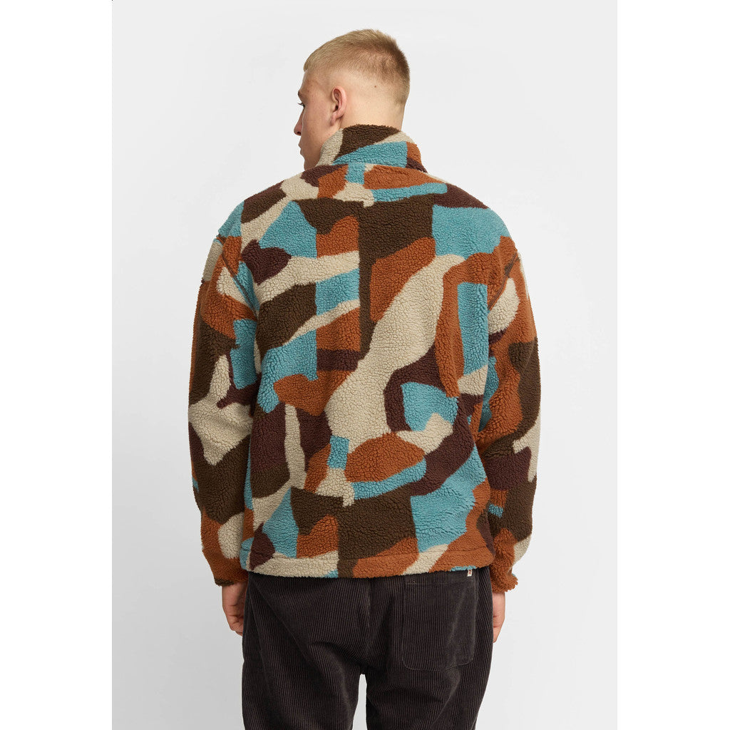 REVOLUTION - 7023 Printed Teddy Jacket outerwear