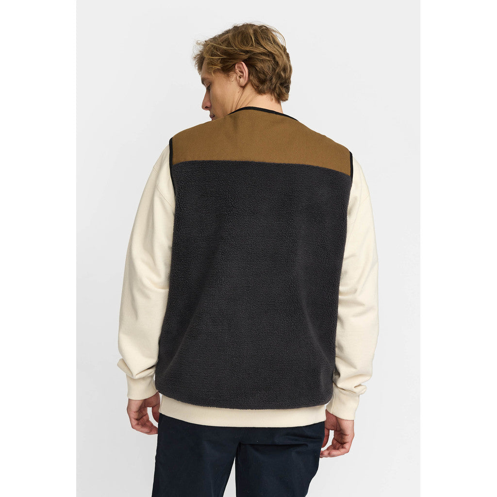 Revolution - Blocked teddy vest 7029 - TOP