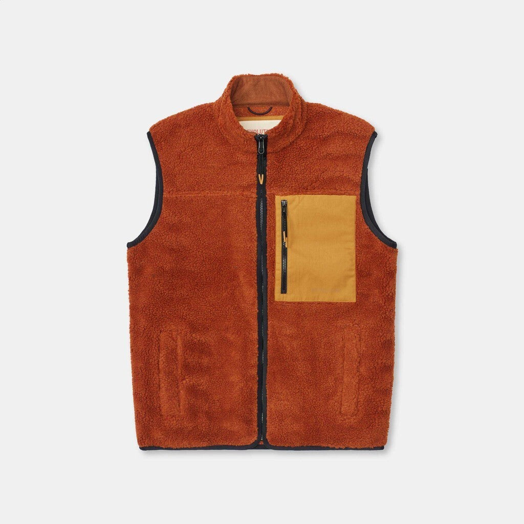 Revolution - 7833 Pocket Teddy Vest outerwear