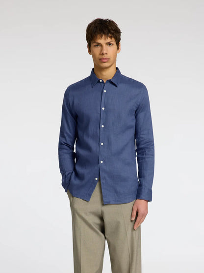 Selected - Slhregkylian- Linen Shirt Ls Classic Noos