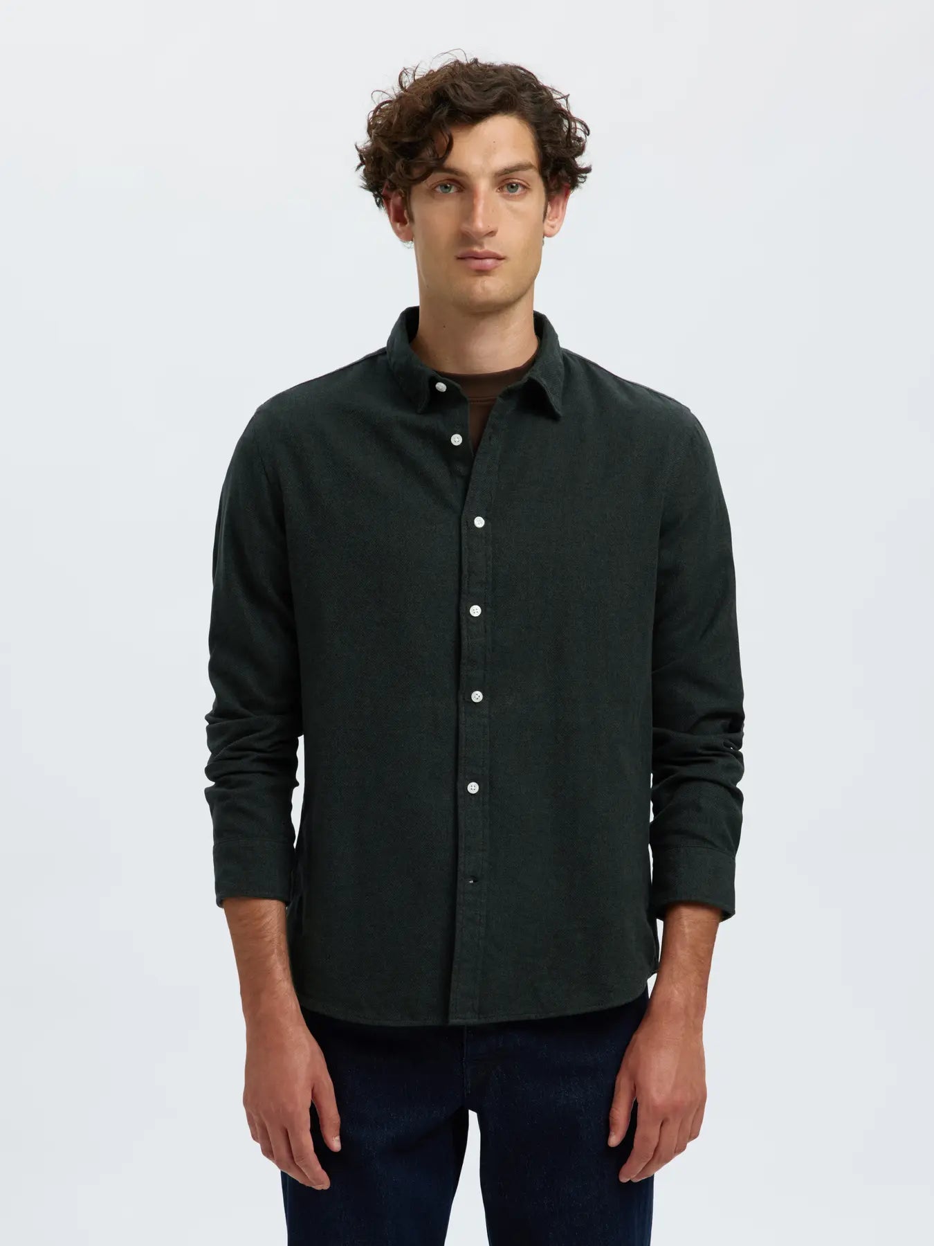 SELECTED - SLHREGNOAH Brushed Twist - Shirt