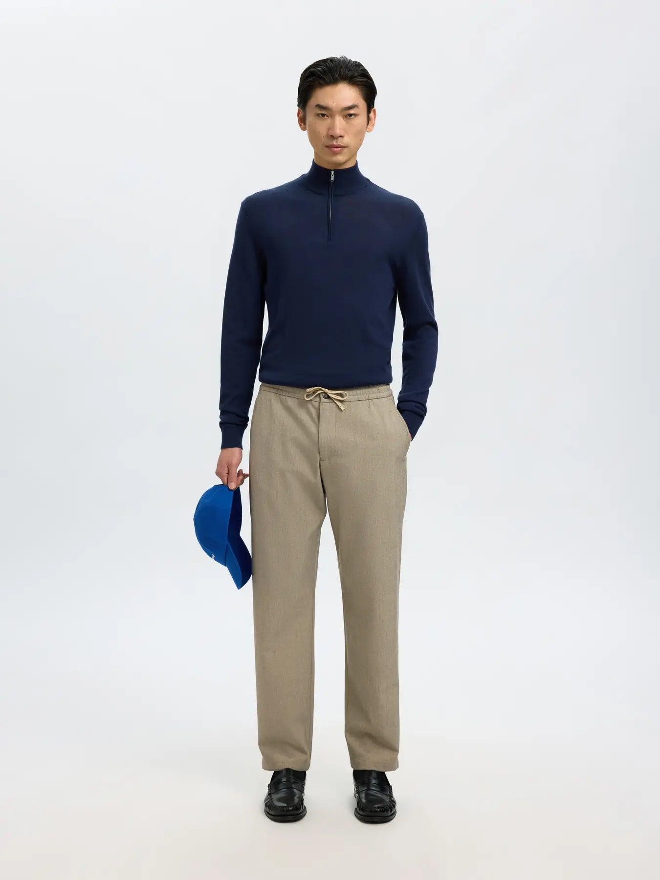 SLH196-STRAIGHT ROBERT STRING PANT NOOS Pants