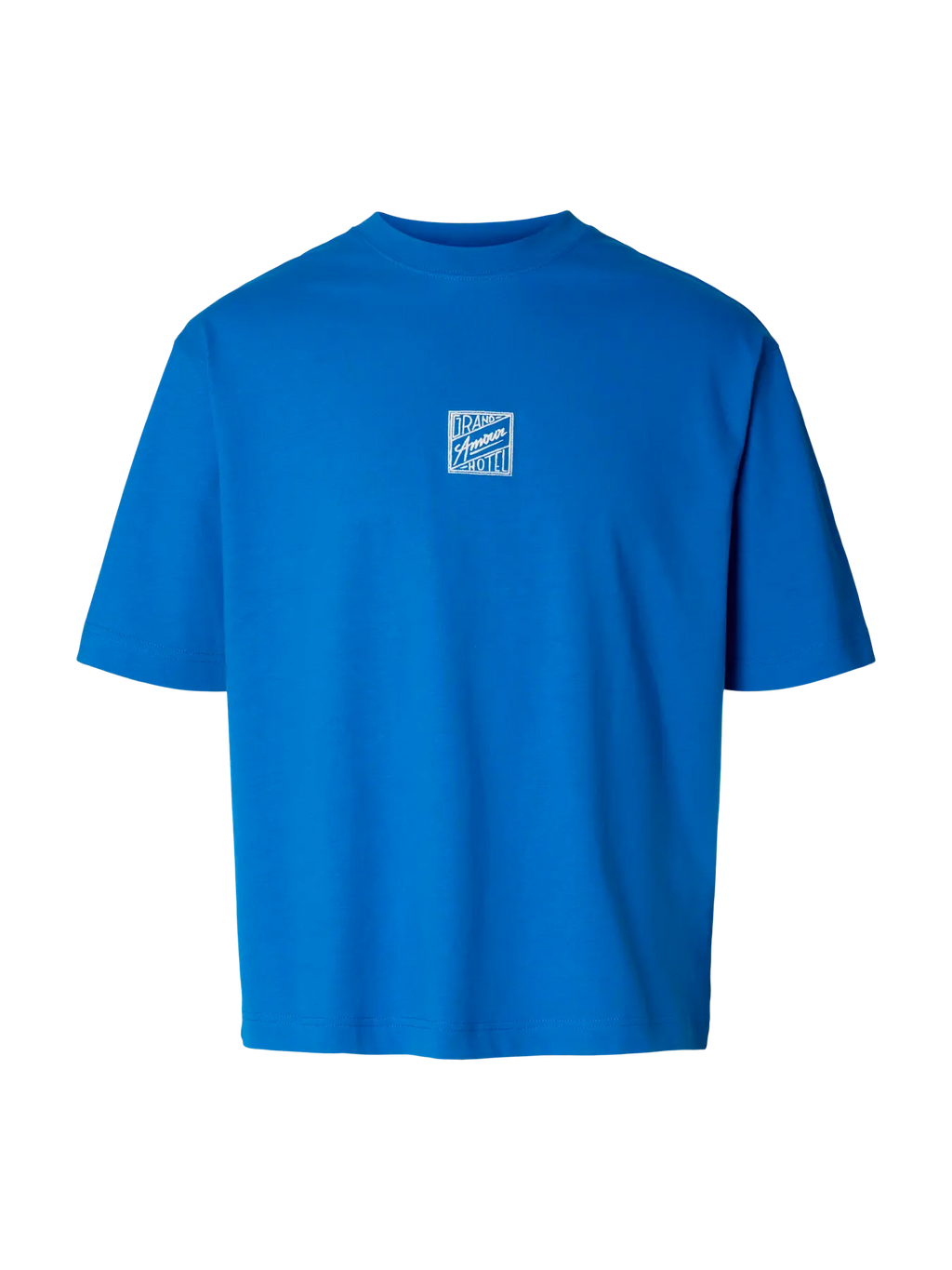 Selected- Slhrelaxbrock SS tee hotel amour - T-shirt