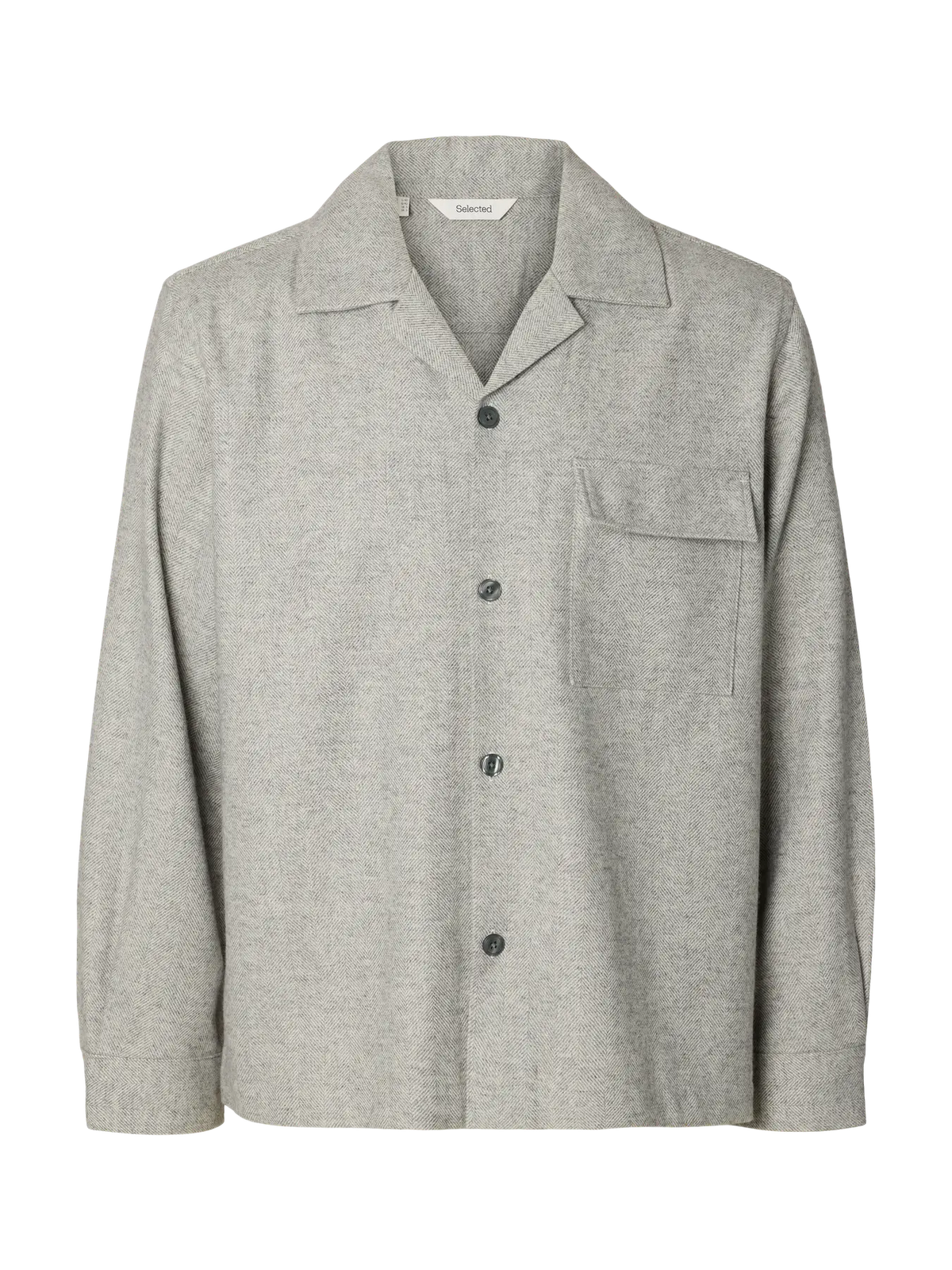 SELECTED - OTTO KM HB WOOLBLEND OVERSHIRT - Shirt