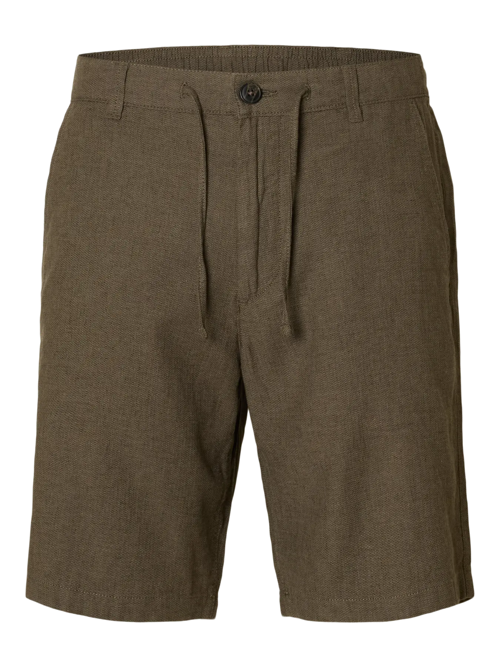 SELECTED - SLHREGULAR Brody linen shorts - Shorts