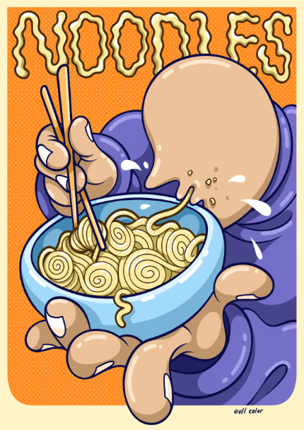 POSTER A2 - Evil Color ”Noodles” EC5