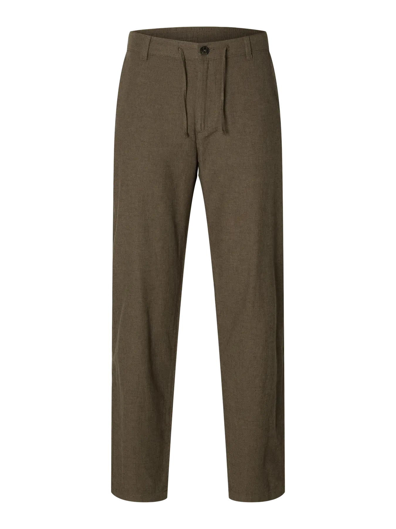 SELECTED - SLH172 SLIMTAPE BRODY LINEN PANT NOOS - Pants