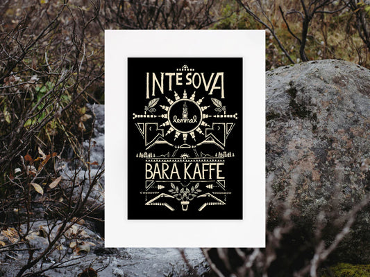 Lemmel - Poster ”Inte sova bara kaffe”