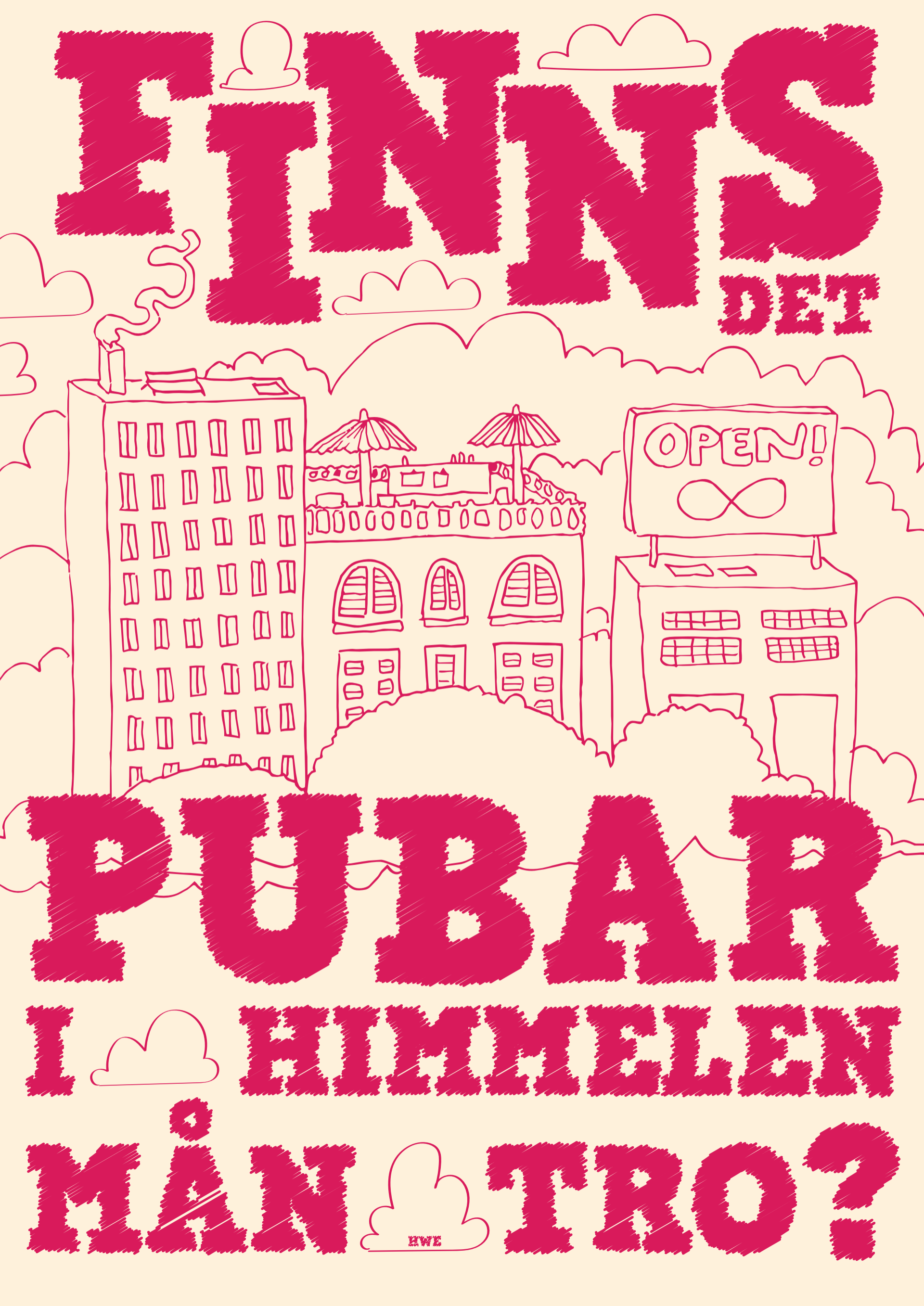 POSTER A2 - HANNA WADMAN ENRSTSON "PUBAR I HIMMELEN RÖD" HWE4